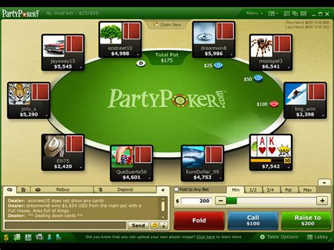 party poker software